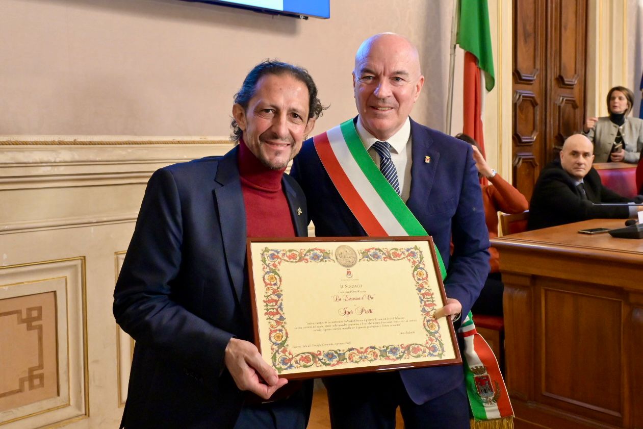 Igor Protti premiato a Livorno con la “Livornina d’oro”: massima onorificenza della città