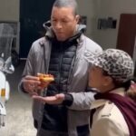 Dida a Bari per un evento benefico: selfie per la città